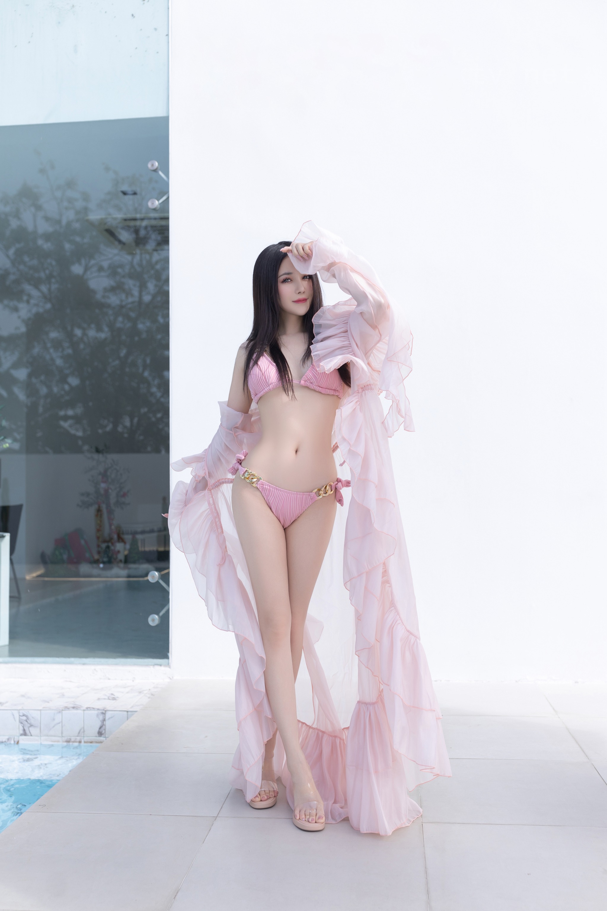 鱼子酱Fish - NO.131 （私拍） 内部私购-[偏爱] 粉色比基尼 NO.7920[124P]-XikXak